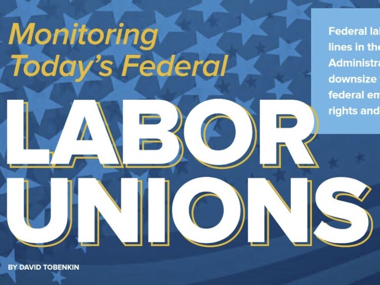Monitoring Federal Labor Union text with background