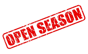 Open Season Sign