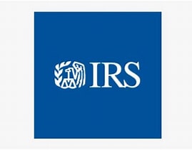 graphic of the IRS logo