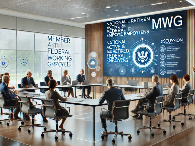 Executive Table representing many colleagues discussing Microsite Decisions and Policy