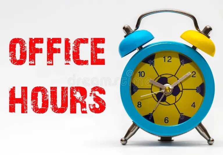 Office Hours For Officers