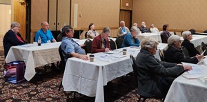 Photo of people who are attending the SD Federation conference
