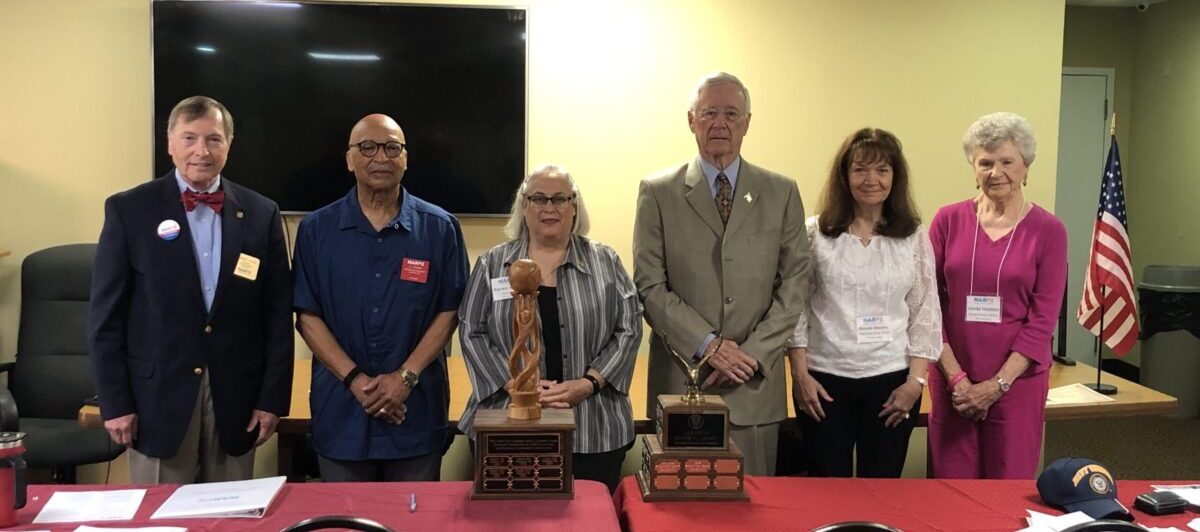 Newly elected officers at the Tennessee Federation meeting in Lebanon, Tennessee, May 1, 2024.