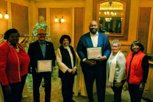 Senator Bagby and Delegate Torian with Virginia Federation delegation